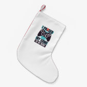 ゲームを中断してここに来た スモールクリスマスストッキング (正面 (吊り時))