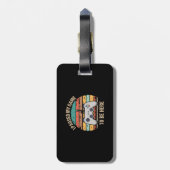 ゲームを中断してここに来た ラゲッジタグ (裏面縦)