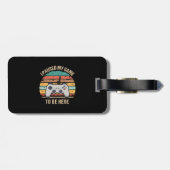 ゲームを中断してここに来た ラゲッジタグ (裏面横)