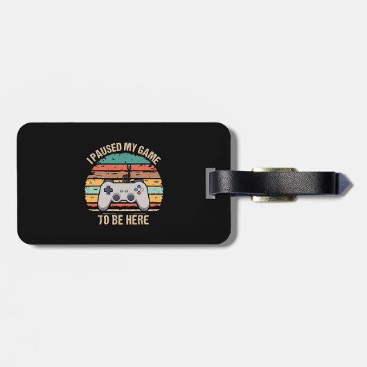 ゲームを中断してここに来た ラゲッジタグ (裏面横)