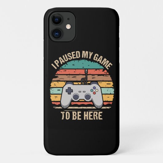 ゲームを中断してここに来た Case-Mate iPhoneケース (裏面)