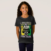 ゲームを中断してここに来た Tシャツ (正面フル)