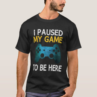 ゲームを中断してゲーマー少年たち10代おもしろい目に来た Tシャツ