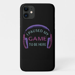 ゲームを中断して来た iPhone 11 ケース