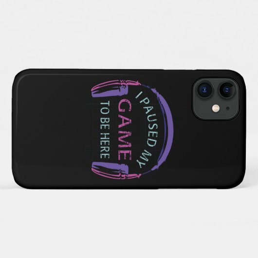 ゲームを中断して来た Case-Mate iPhoneケース (裏面(横))