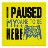 ゲームを中断… ポスター (正面)