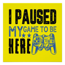 ゲームを中断… ポスター