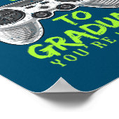 ゲームを停止してゲームを卒業ゲーマー ポスター (角)