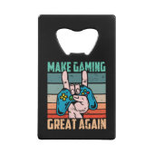 ゲームを再素晴らし開 クレジットカード栓抜き (裏面)