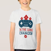 ゲームを変える者となれ #1 ゲーミング トライブレンドTシャツ (正面)