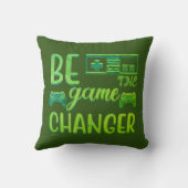 ゲームを変革する感動的こと クッション (裏面)