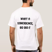 ゲームを失った! おもしろいなワイシャツ Tシャツ (裏面)
