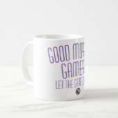 ゲームを始めよう ゲーマーの引用 コーヒーマグカップ (正面左)