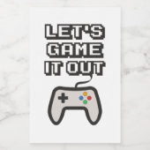 ゲームを始めよう フードラベル (シングルラベル)