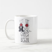 ゲームを始めよう ミープルウェディング ファン アート コーヒーマグカップ (左)