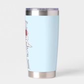 ゲームを始めよう ミープル ウェディング アート 保温保冷タンブラー (背面)