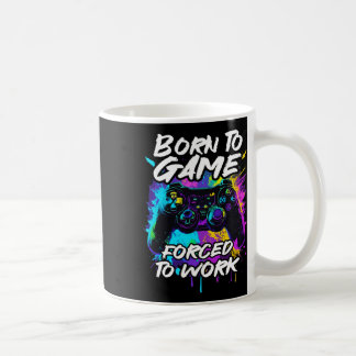ゲームを強制的に動作させる – カラフル Graffiti Gaming コーヒーマグカップ