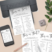 ゲームを知っているこの人またはブライダルシャワー 招待状