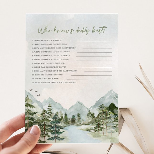 ゲームを知っている赤ちゃんのシャワーを冒険に始める (Let the Adventure Begin Baby Shower Game)