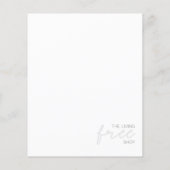 ゲームを見せるベビーを推測-ベビー外は寒い チラシ (裏面)