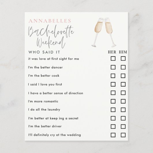 ゲームを言った水色バチェロレッテ (正面)