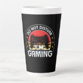 ゲームを邪魔しない カフェラテマグ (正面)