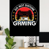 ゲームを邪魔しない ポスター (ホームオフィス)