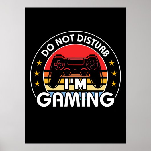 ゲームを邪魔しない ポスター (正面)