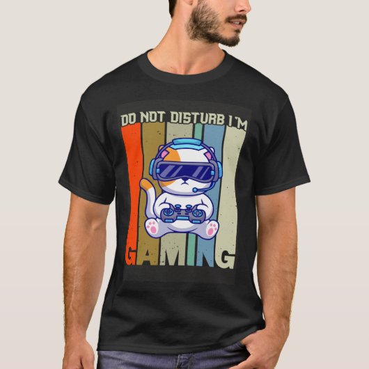 ゲームを邪魔しない Tシャツ (正面)
