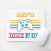 ゲームアウトしよう – レトロスタイル マウスパッド (マウス)