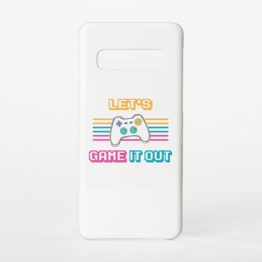ゲームアウトしよう – レトロスタイル SAMSUNG GALAXYケース (裏面)