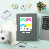 ゲームアートヴィンテージゲームパッドレトロコントローラゲーマー シール (iPadカバー)