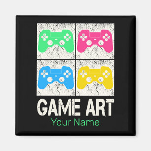 ゲームアートヴィンテージゲームパッドレトロコントローラゲーマー マグネット