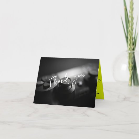 ゲームオンゲーマーレベルアップ誕生日 サンキューカード (正面)