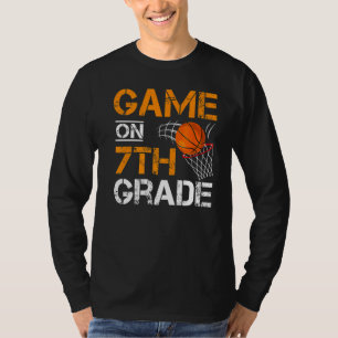 ゲームオンセブグレードバスケットボール新学期夏 Tシャツ