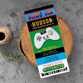 ゲームオンチケット誕生日パーティー 招待状