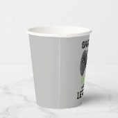 ゲームオンビデオゲームレベルアップ誕生日 紙コップ (右)