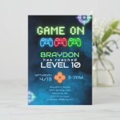 ゲームオンビデオゲーム招待状 招待状 (スタンド正面)