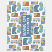 ゲームオンフリースブランケット フリースブランケット (正面)