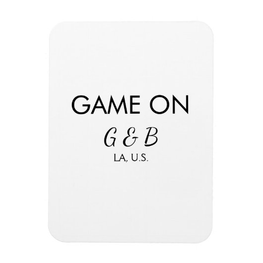 ゲームオンマジカップル名結婚パーティー場所シティーG マグネット (縦)
