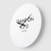ゲームオンマジカップル名結婚パーティー場所シティーG ラージ壁時計 (傾斜)