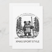 ゲームオンメリークリスマスのクリスマススポーツスタイル! シーズンカード (正面/裏面)