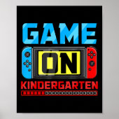 ゲームオン幼稚園ゲーマー新学期ファーストダ ポスター (正面)