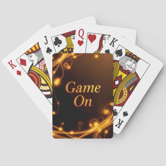 ゲームオン抽象芸術 トランプ (裏面)