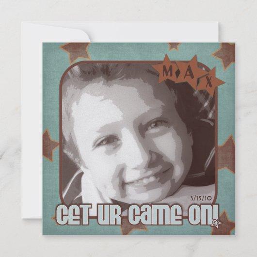 ゲームオン招待状 招待状 (正面)