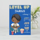 ゲームオン誕生日招待状カード (スタンド正面)