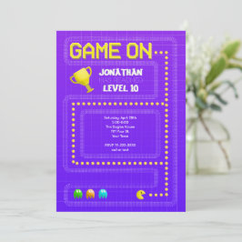 ゲームオン誕生日 招待状