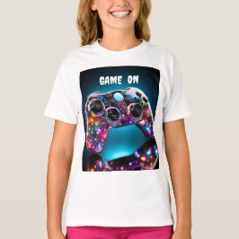 ゲームオン鮮やか Tシャツ