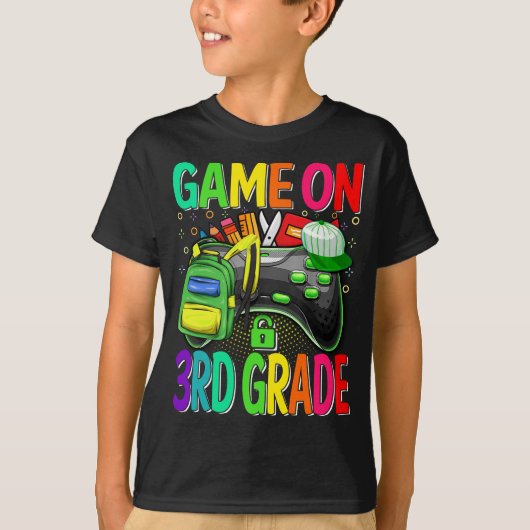 ゲームオン3グレード新学期 Tシャツ (正面)