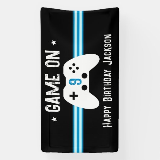 ゲームオン9誕生日 横断幕 (縦)